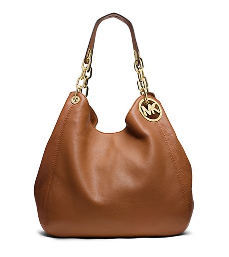 michael kors fulton large leather shoulder bag 30h3gfte3l|Michael Kors shoulder bag.